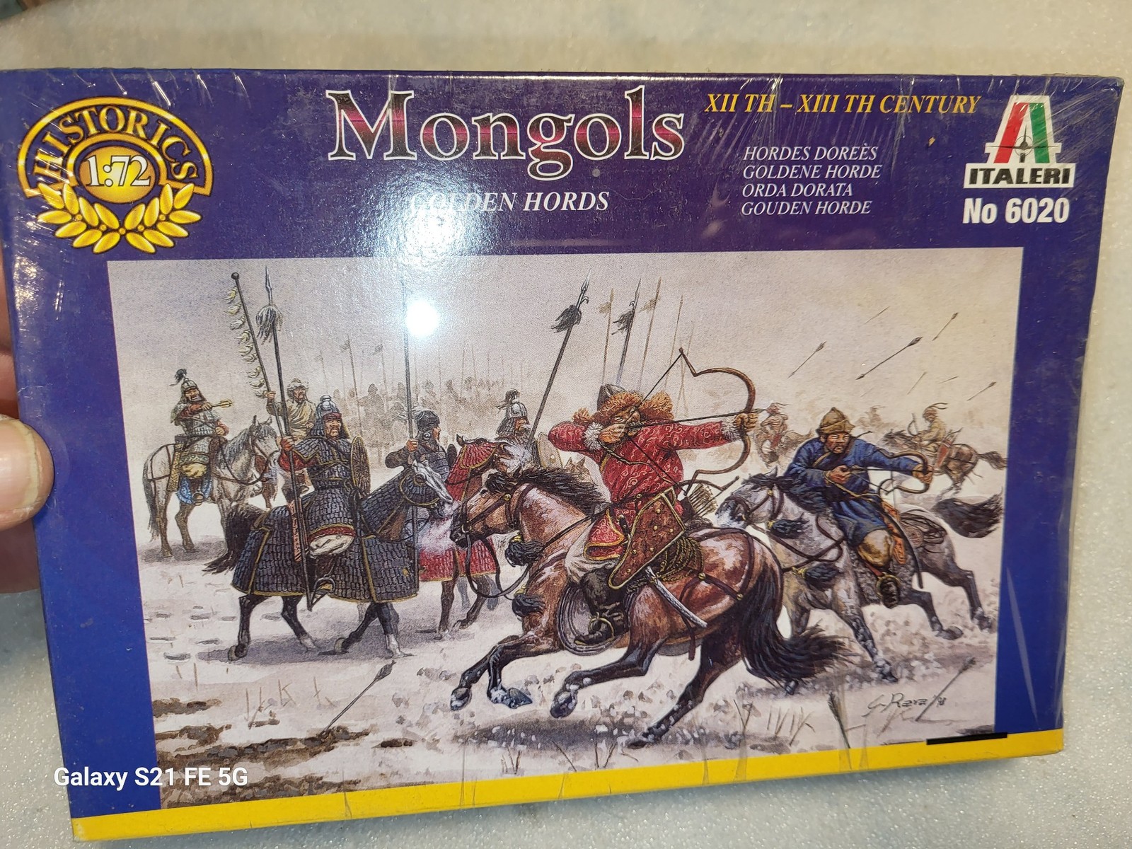 Sealed Italeri Mongols Golden Hords Plastic Figures 1/72 Scale #6020