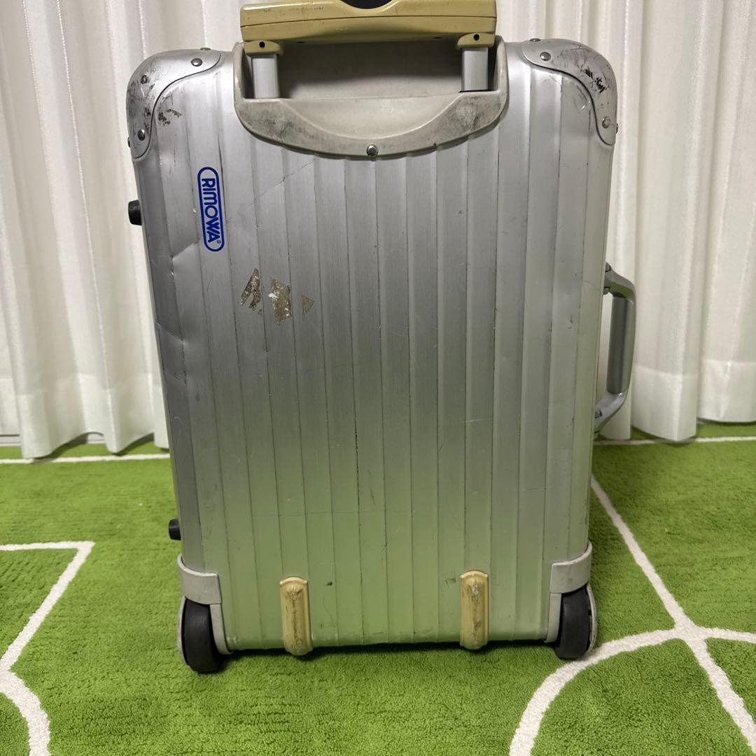 Used Rimowa  Silver 2-wheels Carry Case Suitcase