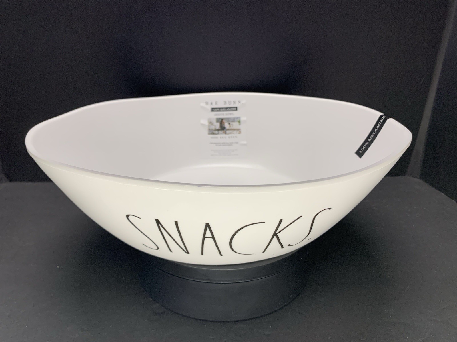 *NEW* Rae Dunn "SNACKS" serving Bowl