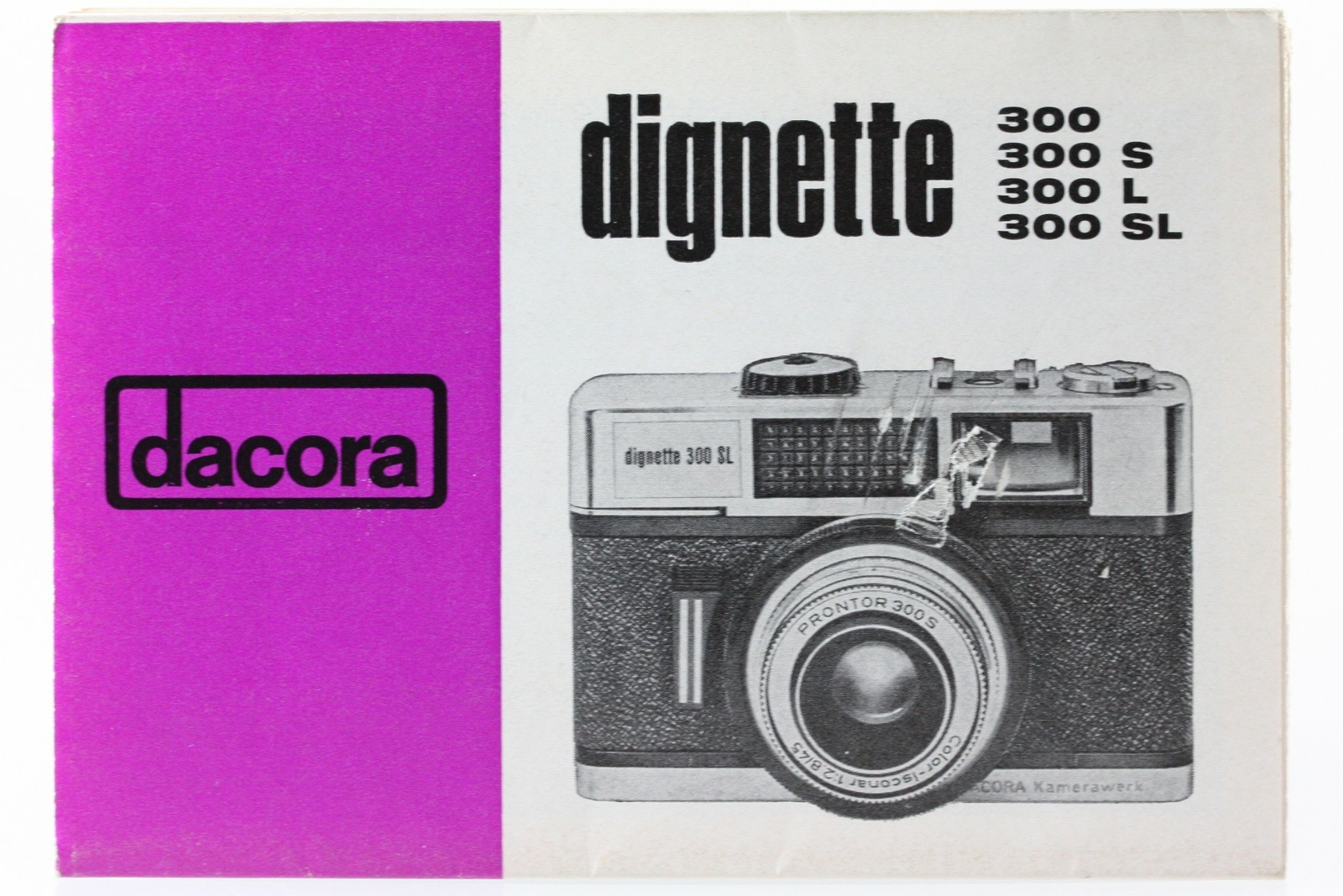 Manual Dacora Dignette 300 300s 300l 300sl