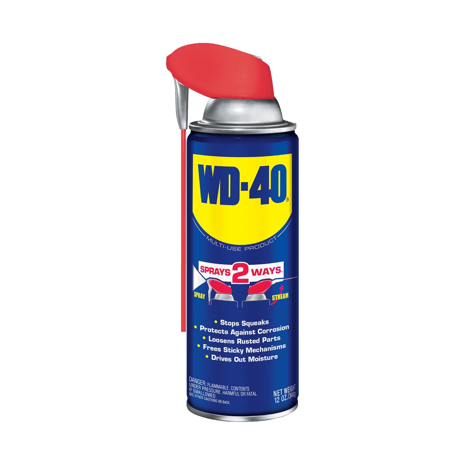 WD-40 Classic Formula, Multi-Use Product, Lubricates & Protects Metal 12-Pack 