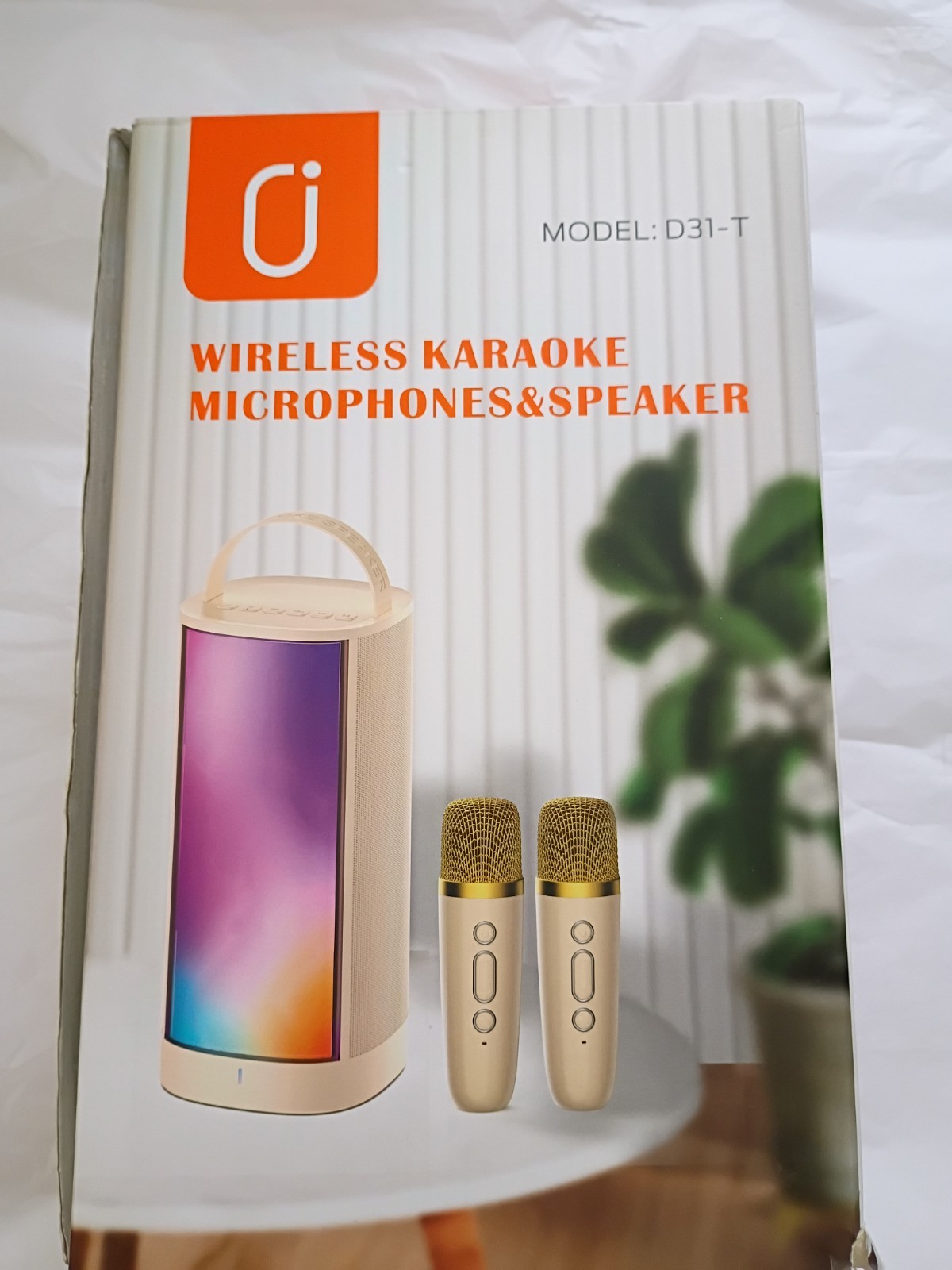 Wireless Karaoke Speaker And Microphone, Brand New