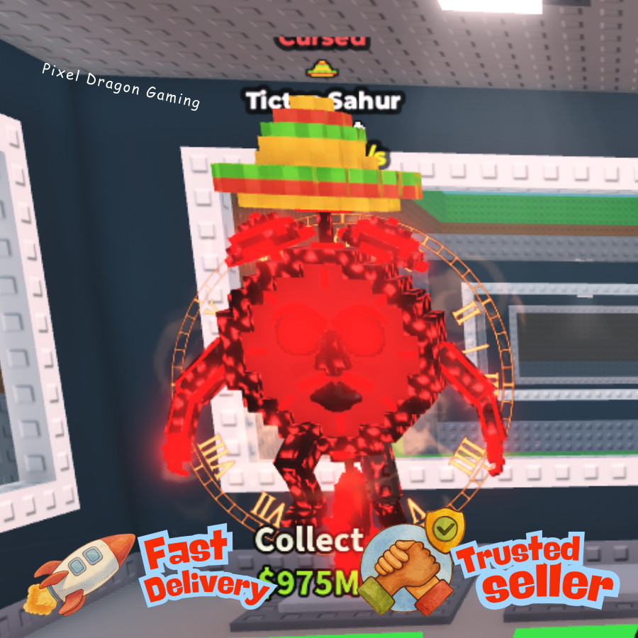 STEAL A BRAINROT🧠Cursed Tictac Sahur  487M/s🧠 1 Trait🌞 Cheap + Fast  🚀