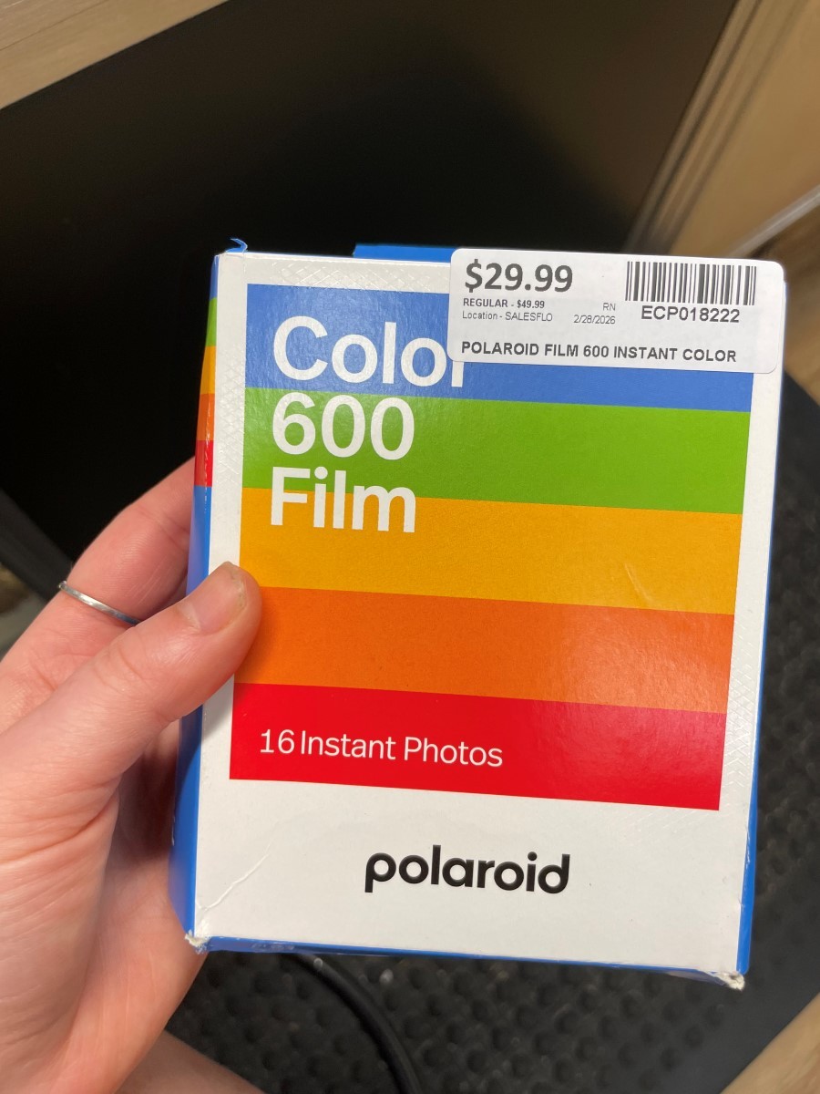 POLAROID 600 INSTANT COLOR FILM 16 INSTANT PHOTOS (ECP018222)