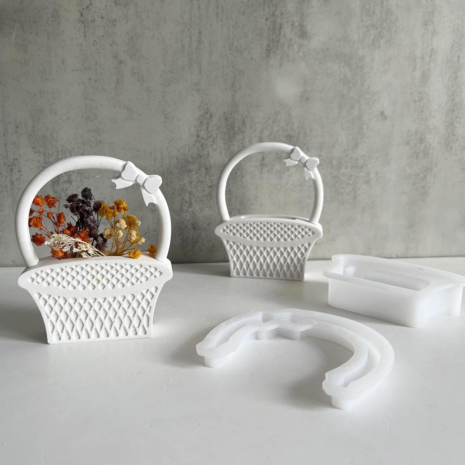 Silicone Basket Mold Molds Gardening Tools Basket Flower Home eco friendly