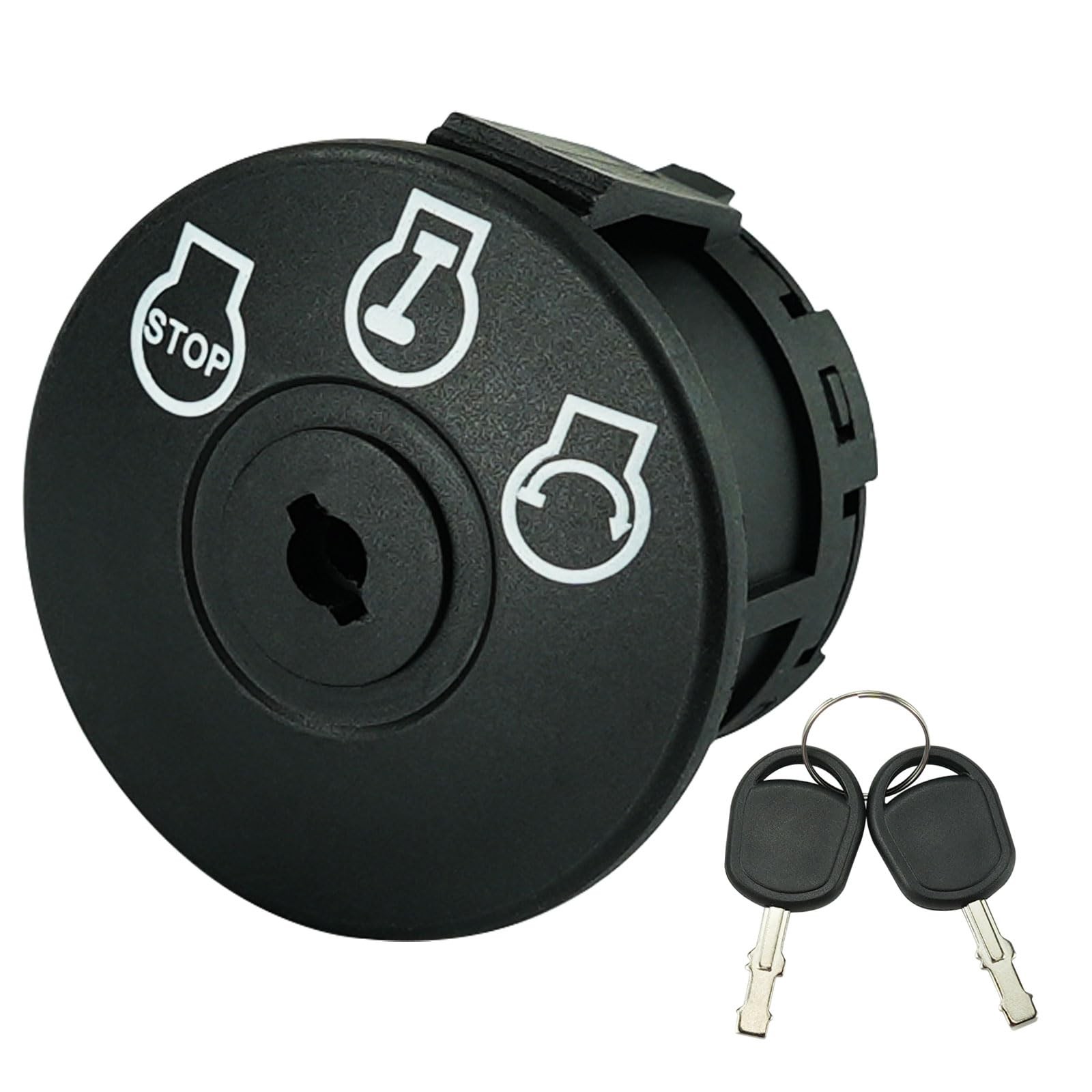 gradora Riding Lawn Mower Ignition Switch with Key 3 Position 5 Terminals... 