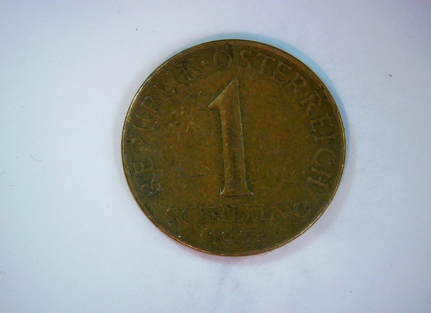 Austria 1965 1 Schilling Austria 1 Schilling (Edelweiss type) Coin