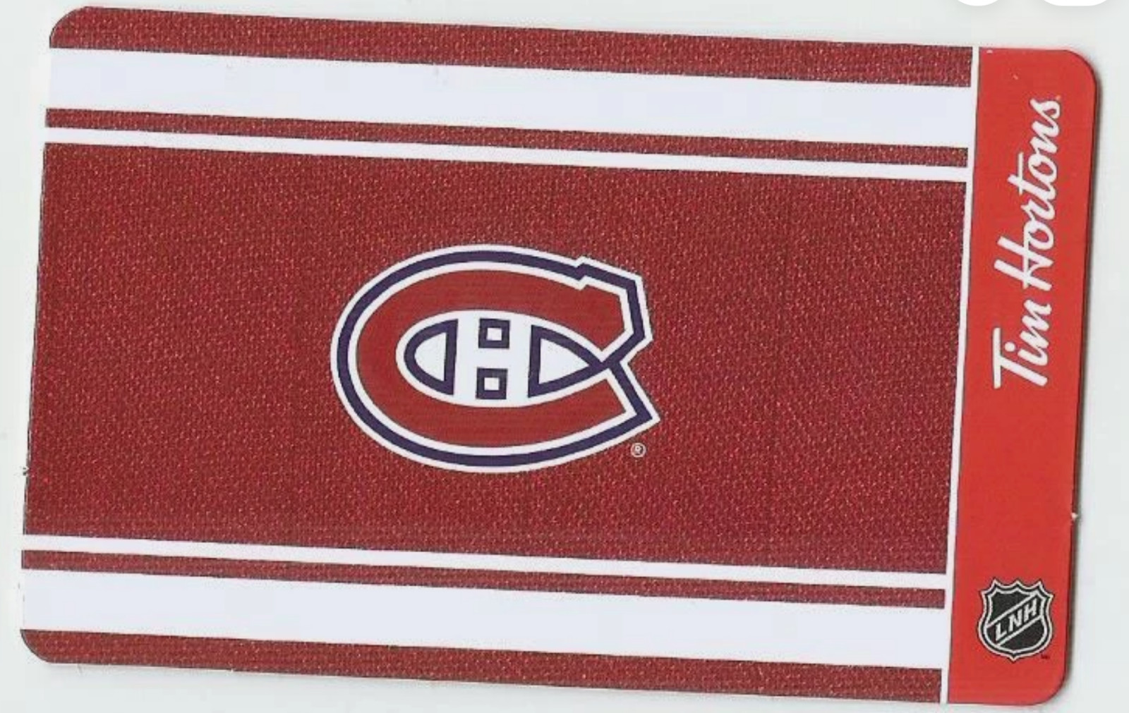 TIM HORTON 2021 MONTREAL CANADIENS NHL HOCKEY RARE GIFT CARD NEW!