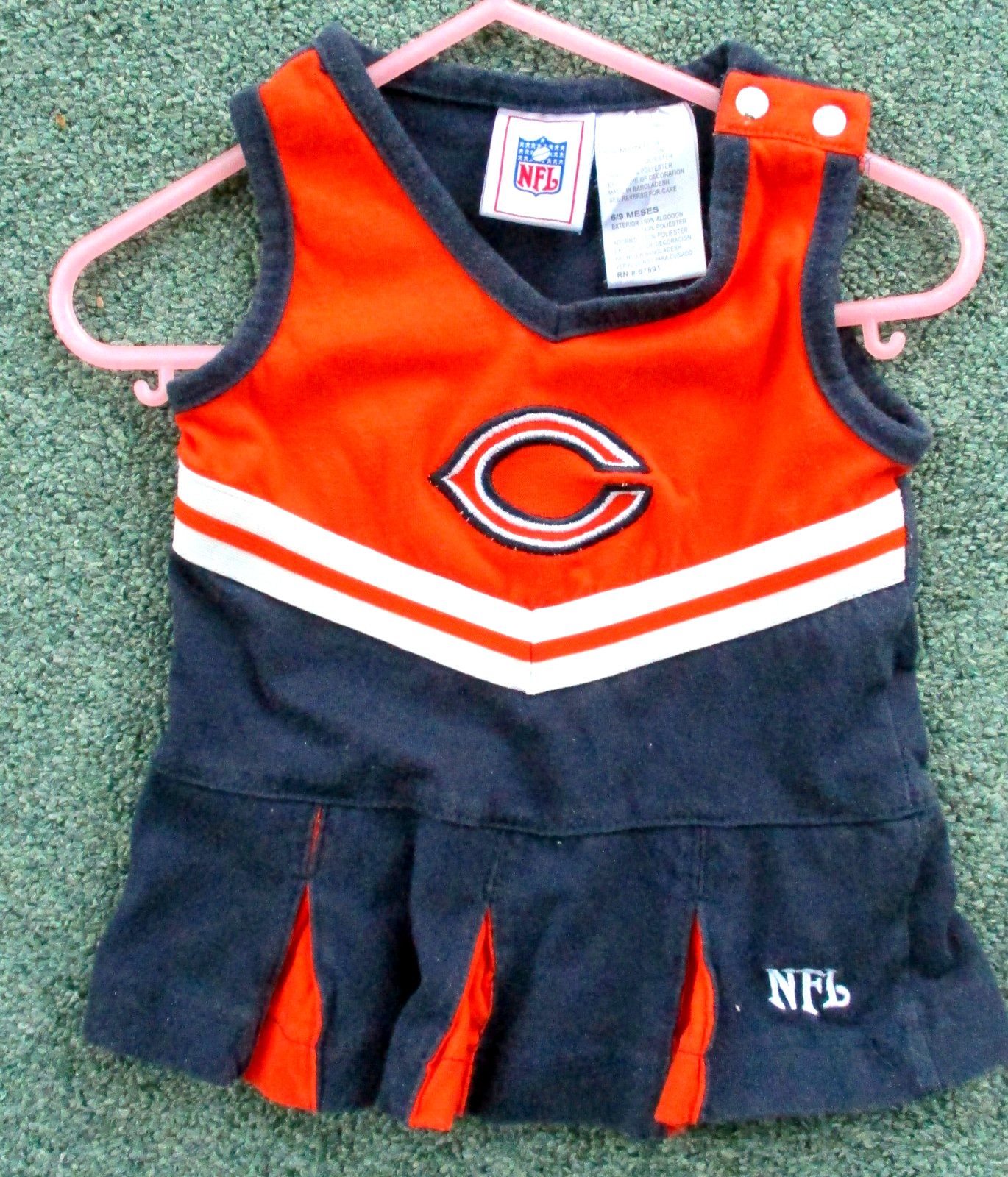 Chicago Bears Dress size 6-9 months Officially Licensed