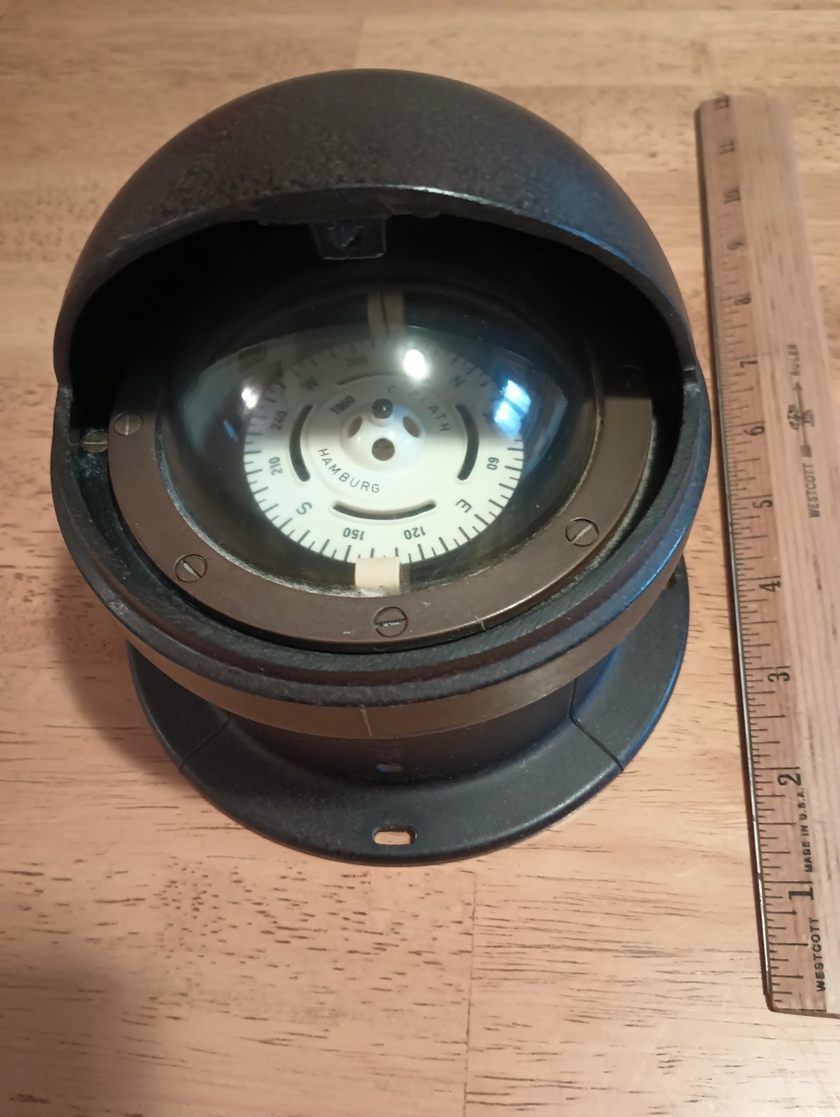 Vintage C PLATH  COMPASS SERIAL # 831774 HAMBURG GERMANY 