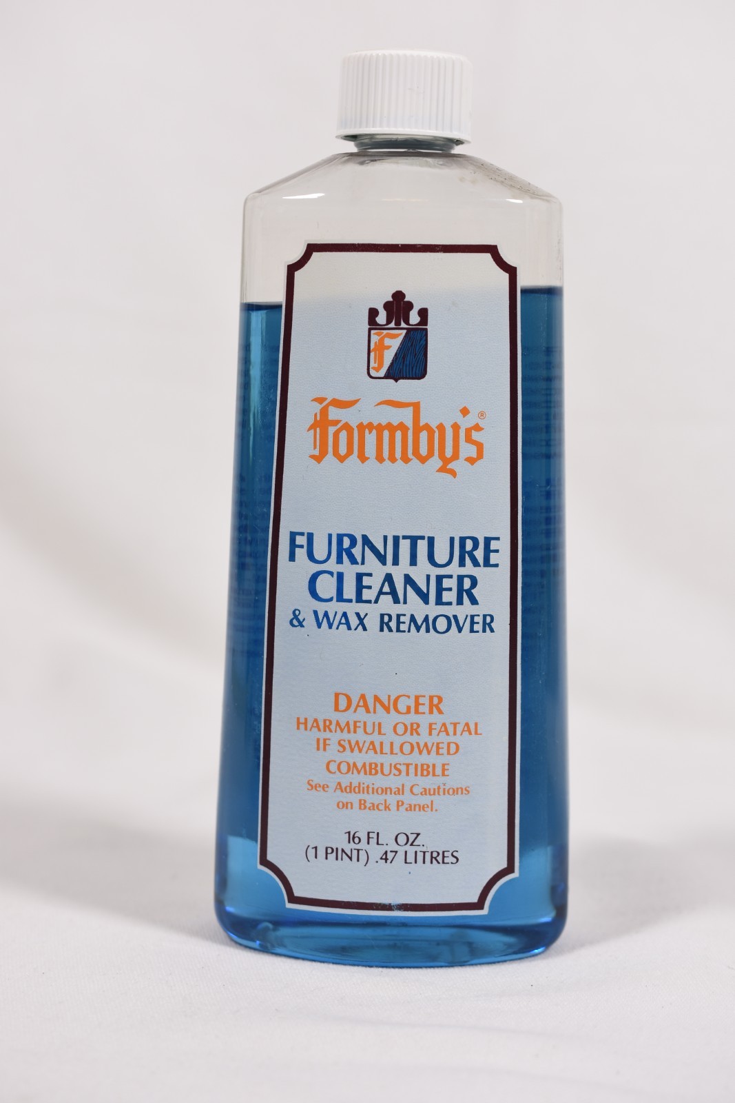 Vintage Formby’s Furniture Cleaner 16 oz Full Discontinued Dissolves Wax