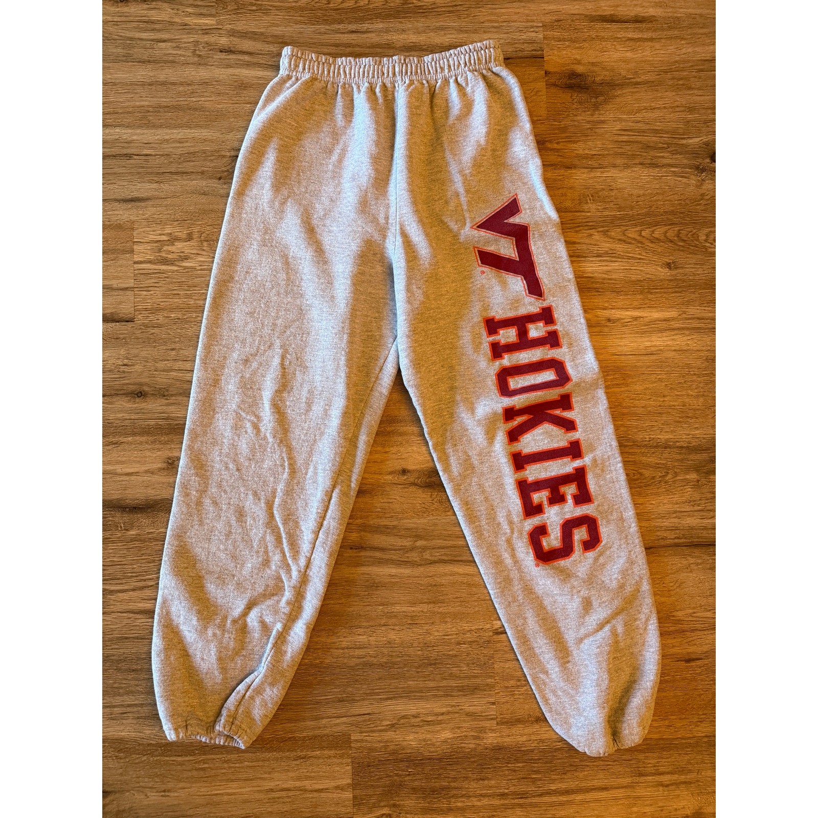 Virginia Tech VT Hokies Gray Sweatpants Size Large