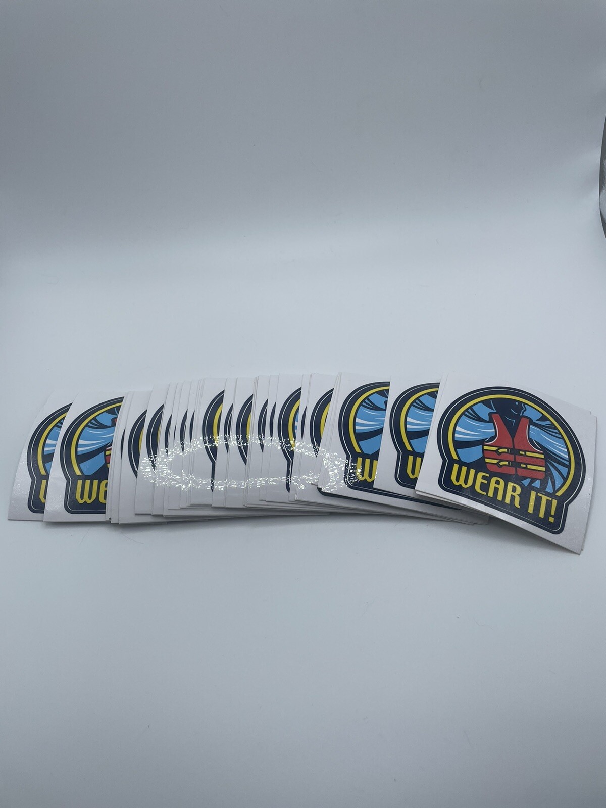 Lot Of 55 SAFE BOATING CAMPAIGN Wear It! Life Jacket Coast Guard Stickers