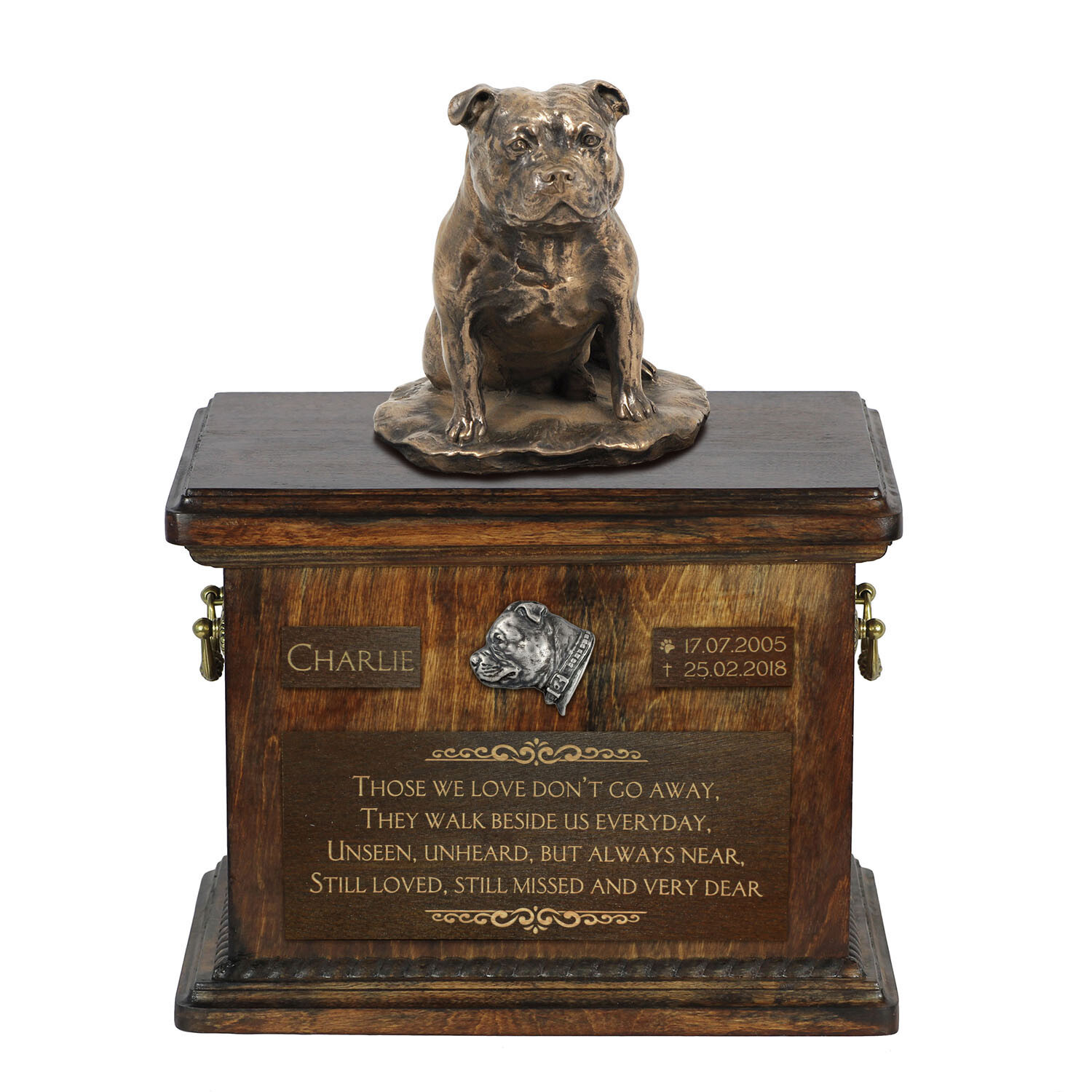 Staffordshire Bull Terrier Dog Picture And Sign Art-Dog