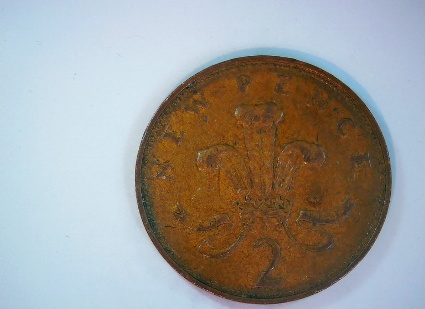 UK 1971 2 New Pence Elizabeth II (decimal coinage) - 2p (Prince of Wales feather