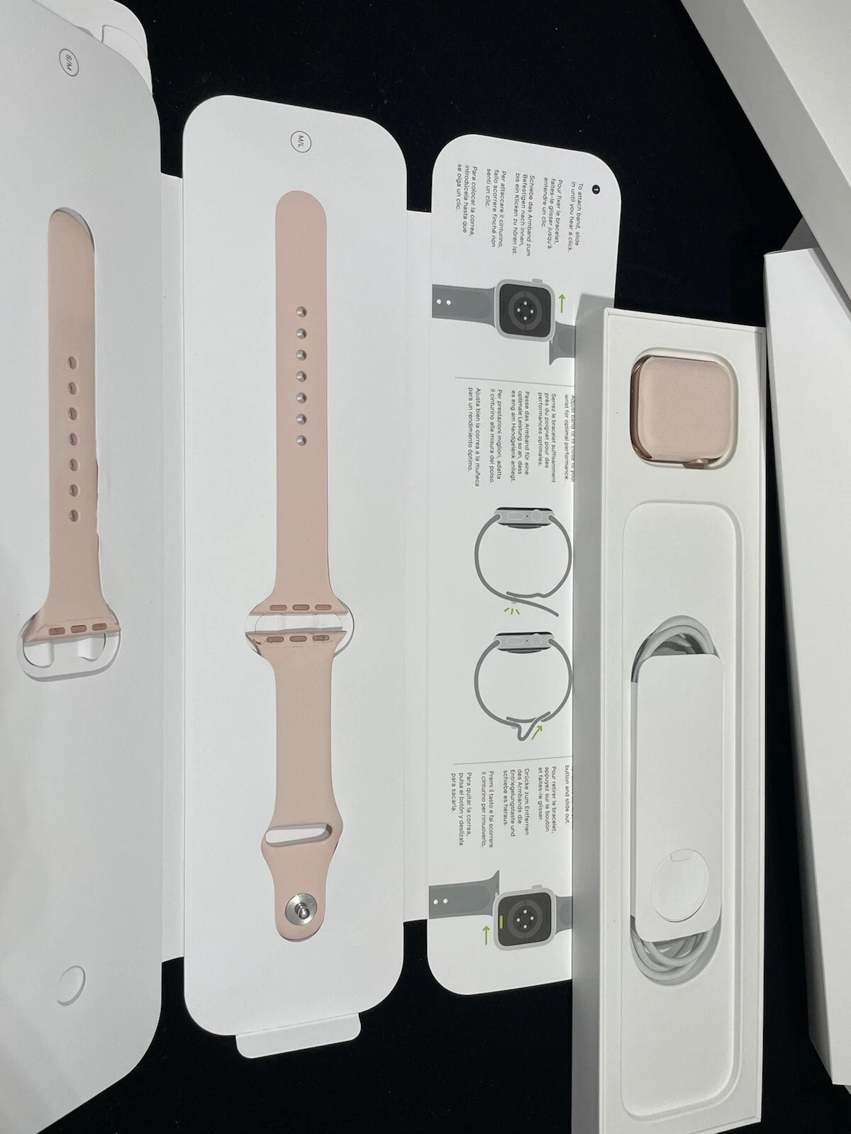 Apple Watch Series 6 GPS + LTE w/ 40MM Gold Aluminum Case & Pink Sand Sport B