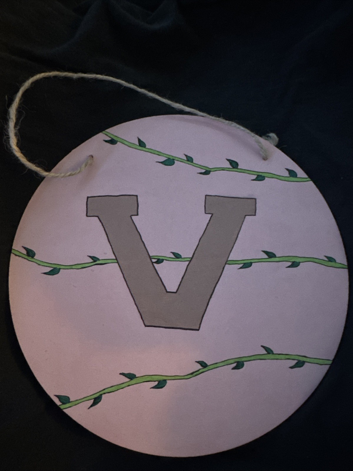 Personalized Initial Wooden Sign