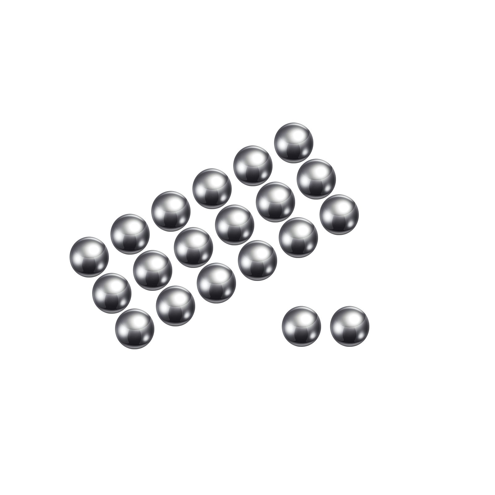 200pcs Precision Balls - [5/32"] 440C Stainless Steel for Bearings Use, Solid