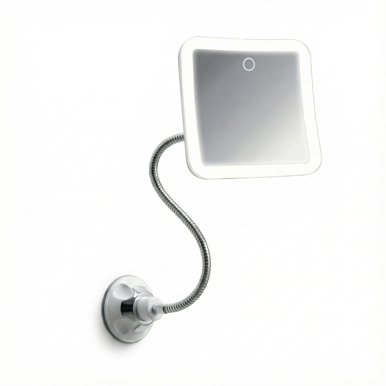 Fancii 10x LED Flexible Magnifying Mirror, 3 Light Settings, Rechargeable