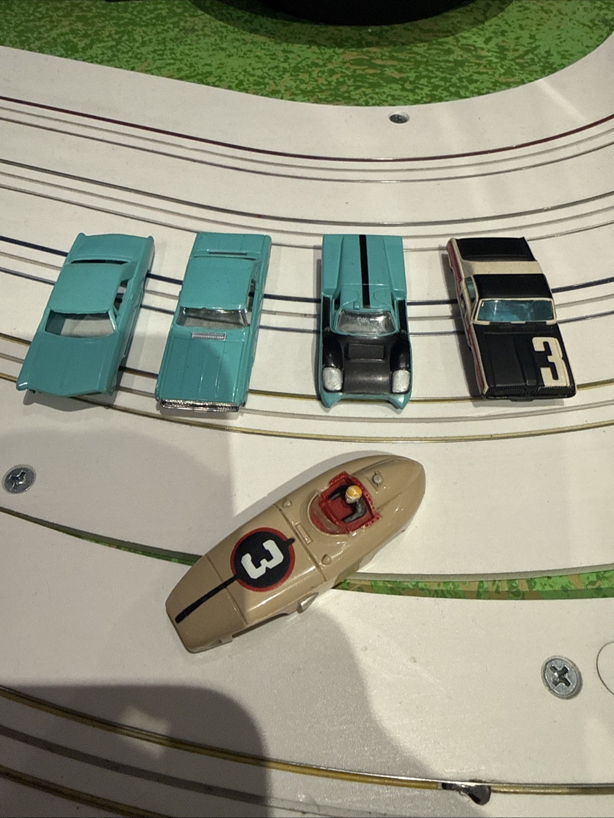 LOT OF AURORA  THUNDERJET  TJET RUNNER HO SCALE SLOT CAR BODIES 