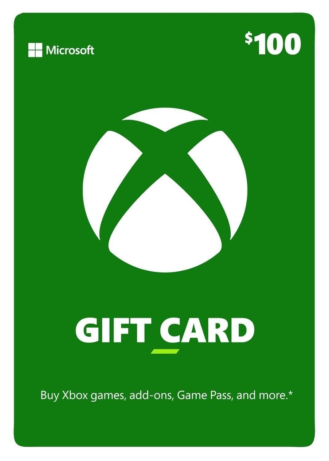 Xbox Live Us Gift Card Usd $100