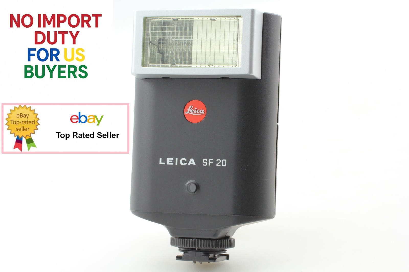 [ Unused ] Leica SF20 Shoe Mount Flash Black 14414 M6 TTL M7 R8 From JAPAN