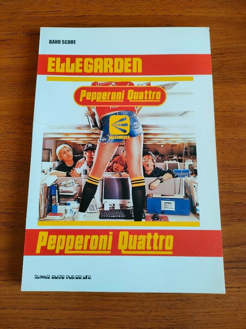 ELLEGARDEN Pepperoni Quattro Guitar Tab Sheet with Photos Used RRF