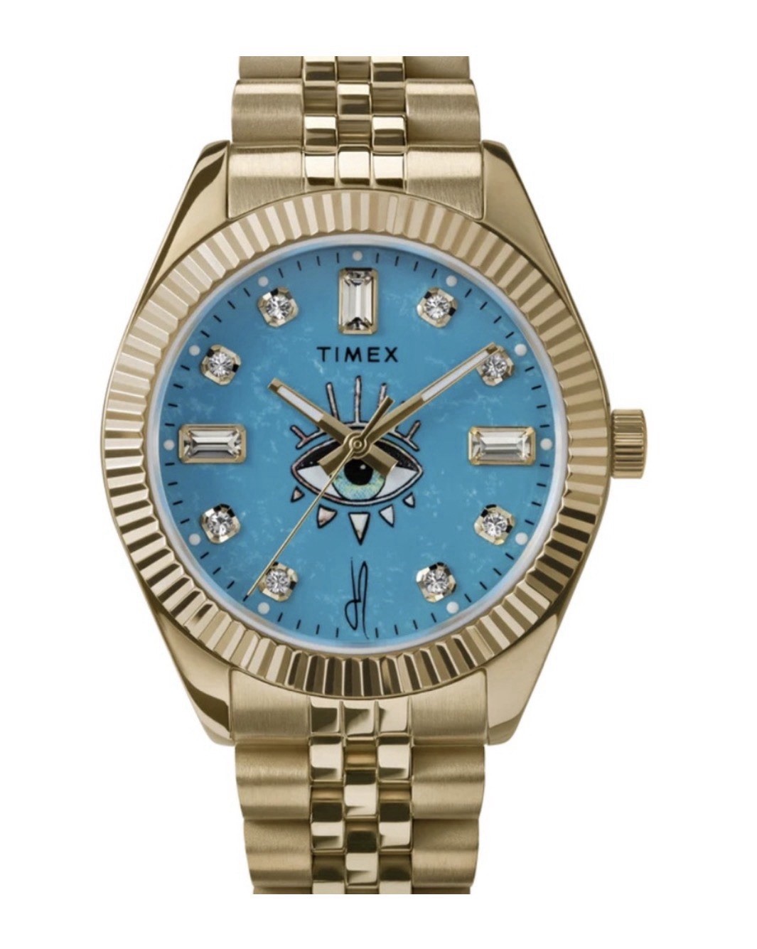 TIMEX x Jacquie Aiche Legacy Intuition Watch Turquoise Evil Eye