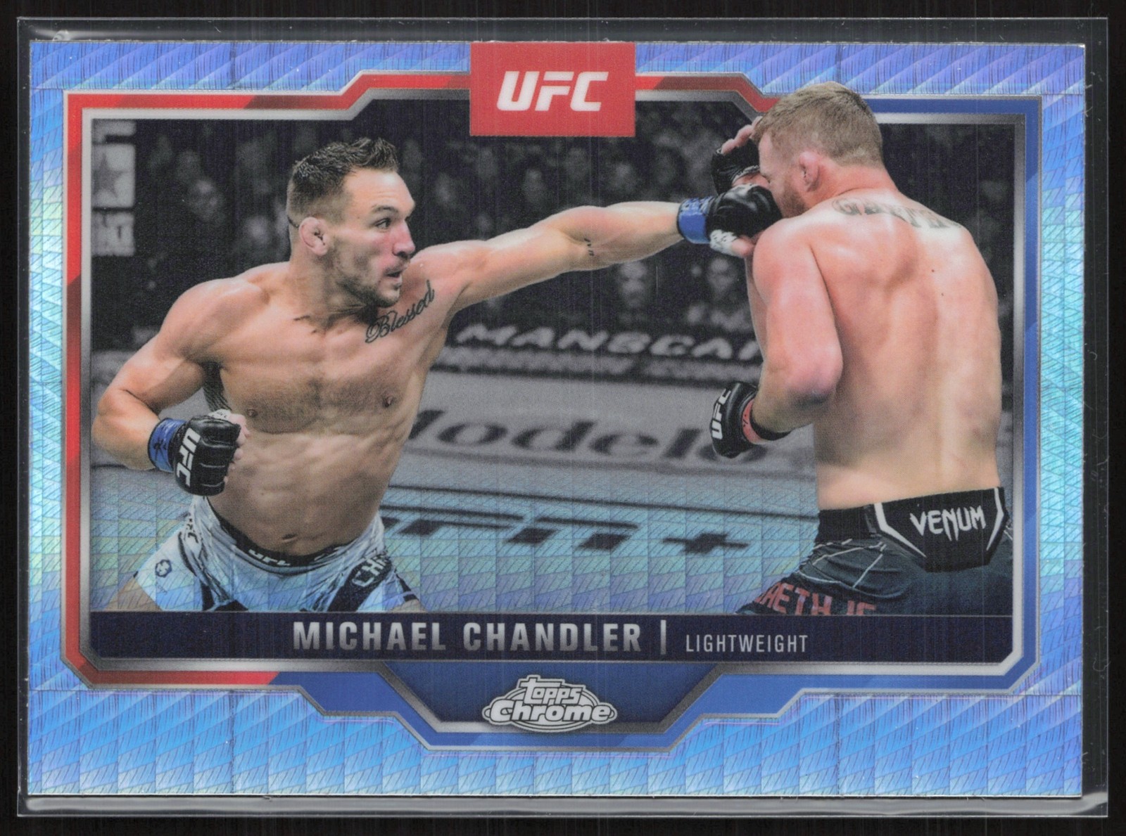 2025 Topps UFC Chrome Michael Chandler Prism Refractor #143