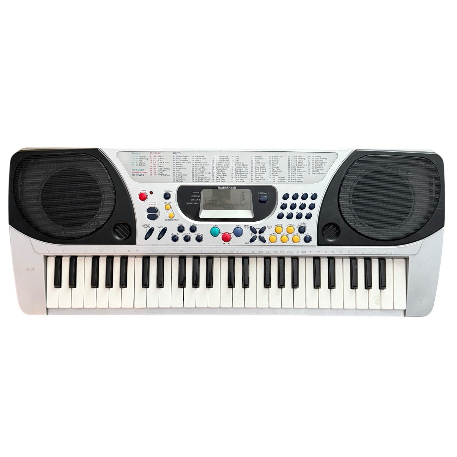 Radioshack 49 Mini Keyboard Midi Output 42-4066 Works Read Description