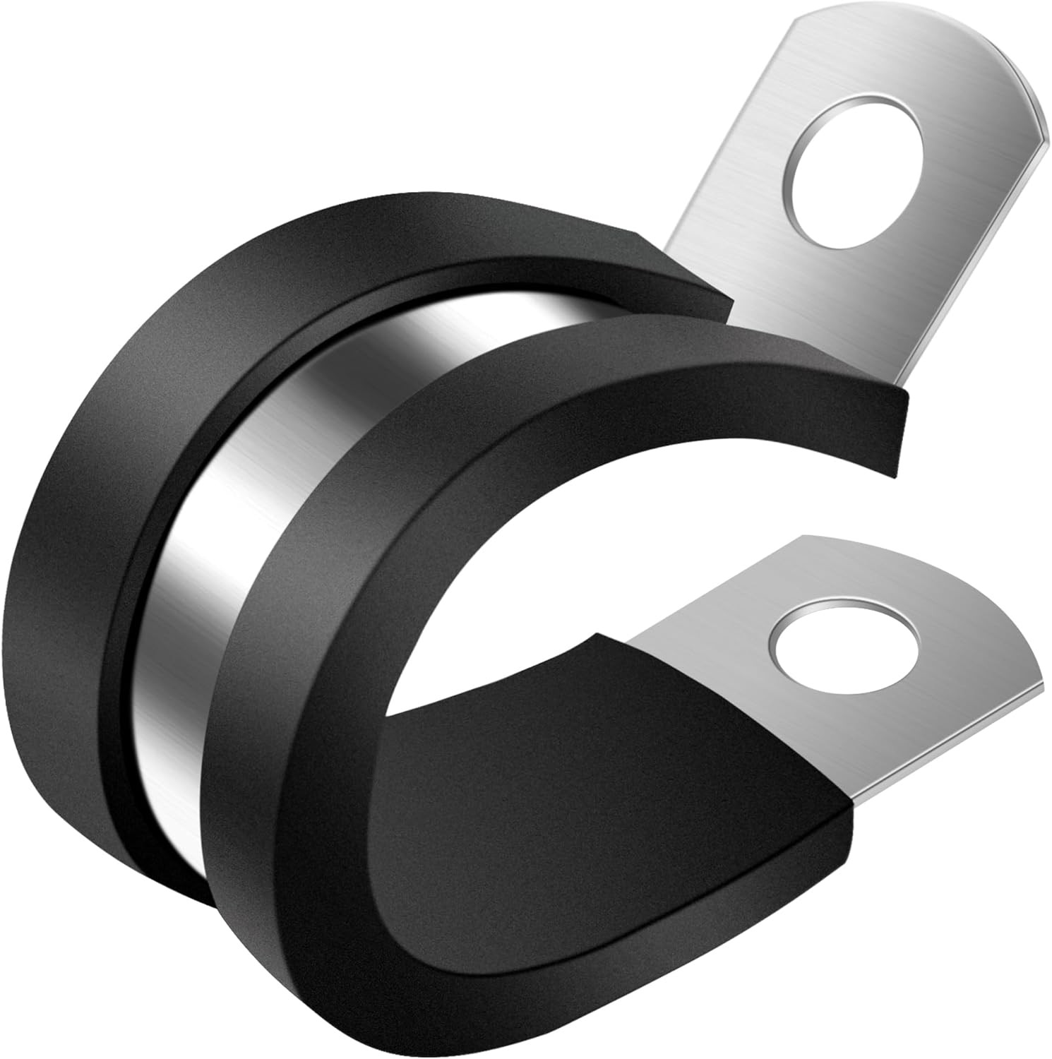 3/4 Inch Cable Clamp, 20 Pack Stainless Steel Wire Clamp for Pipe, Hose, and Cab