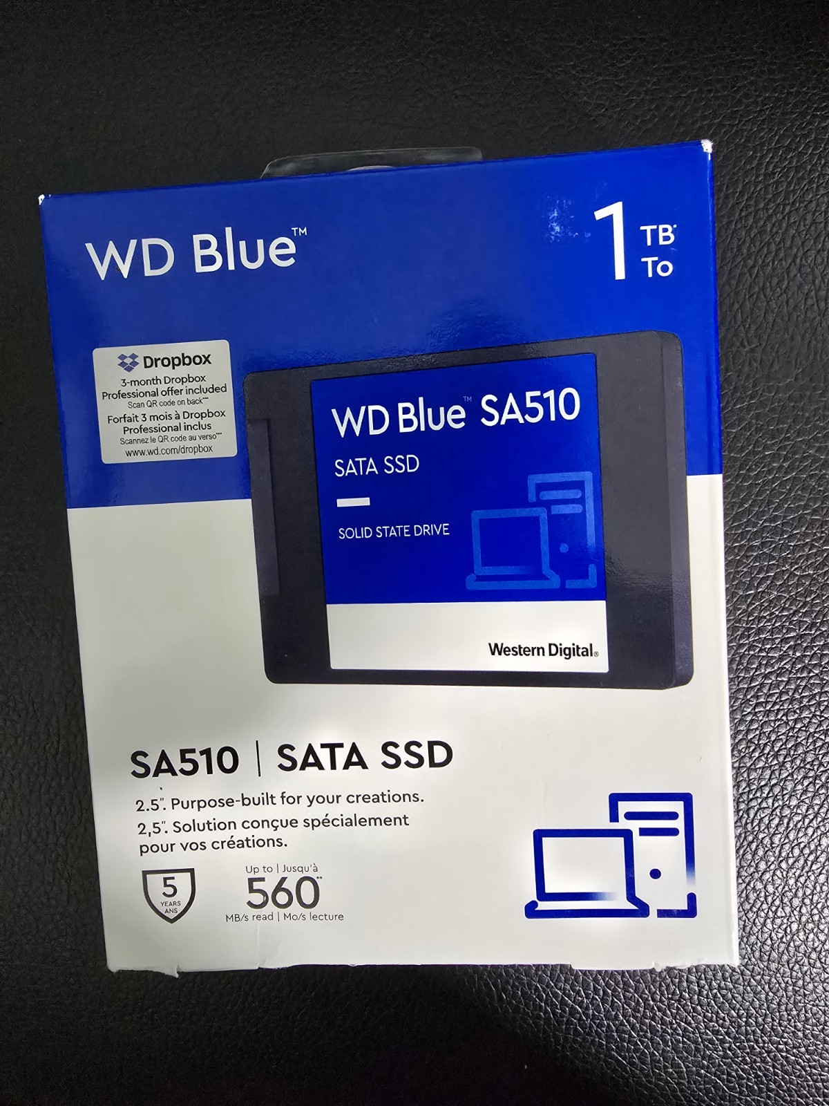 Western Digital WD Blue SA510 1TB SATA III 2.5" Internal SSD Shock Resistant