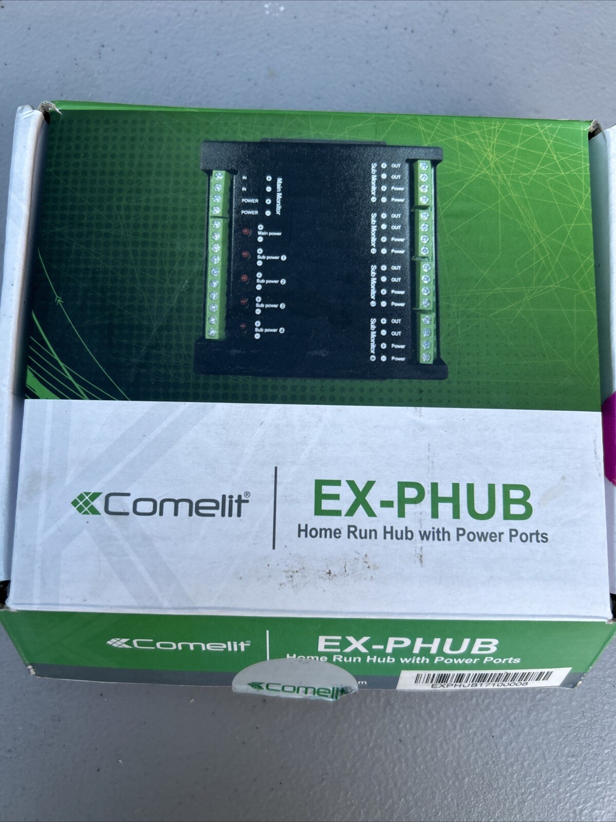 Comelit EX-PHUB New Home Run Hub with Power Ports -NIB (t)