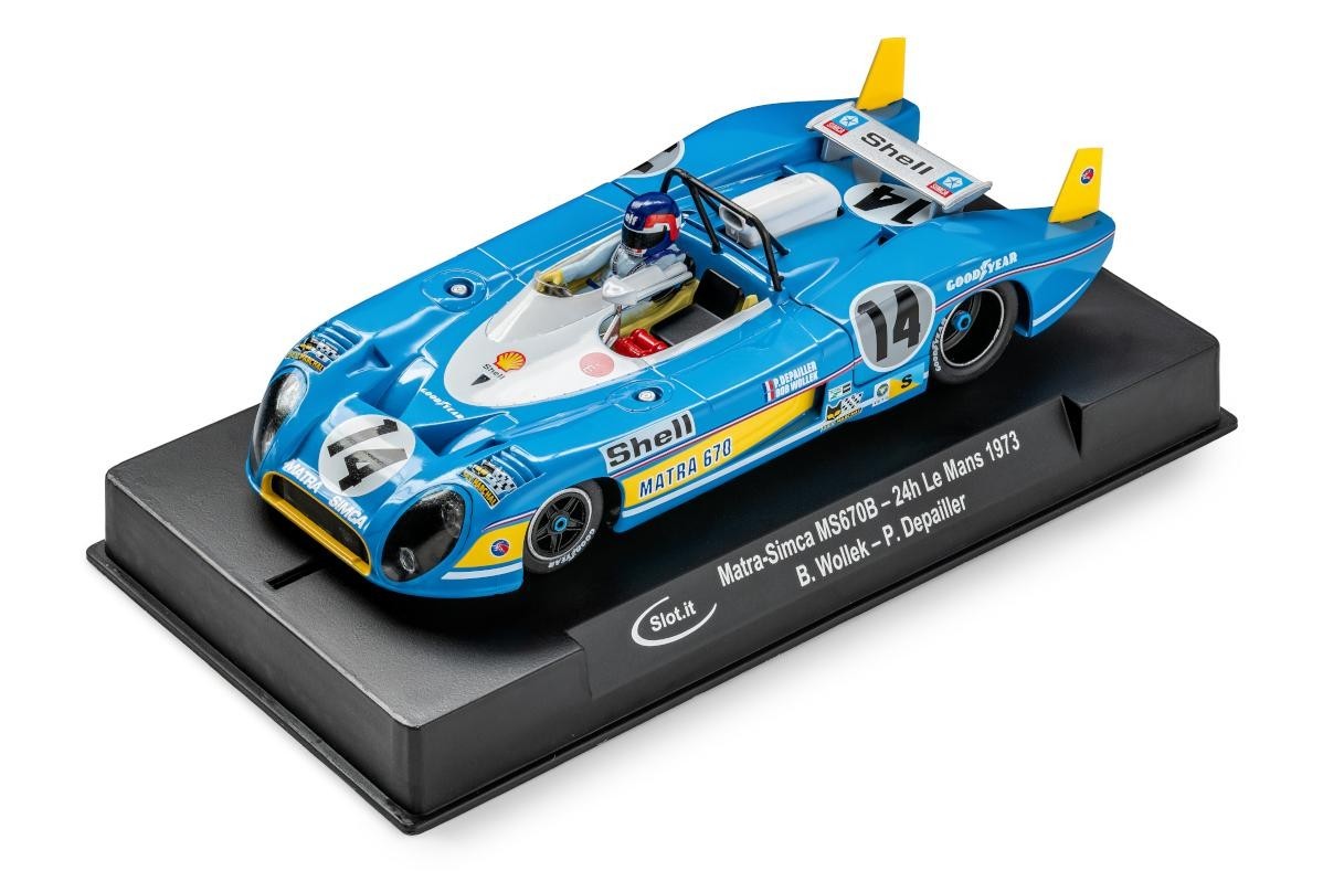SLOT CAR SLOT IT MATRA SIMCA MS670B LE MANS 1973 N 14 NEW 1/32