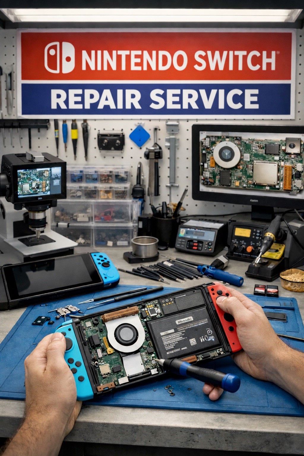 Nintendo Switch Charging issues, Not Turn on,  Repair Service