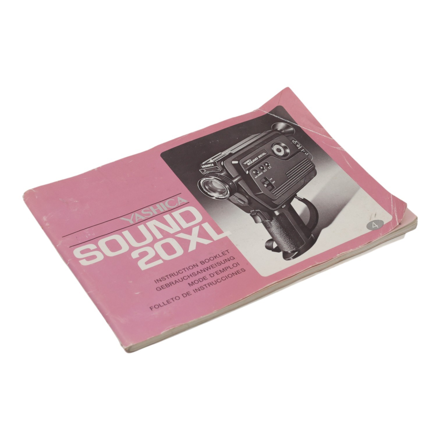 Yashica Sound 20XL Manual Instructions for Use Guide Instruction