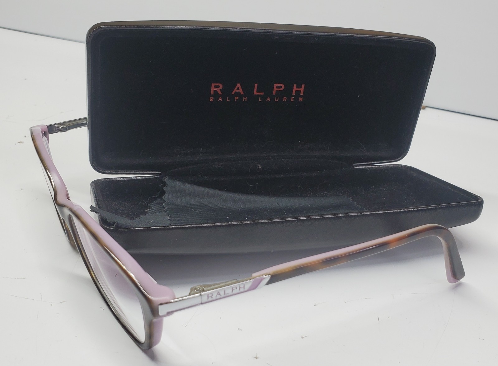 Ralph Lauren Eyeglasses  RA 7044 1038 Havana on Violet With Case Frames Only