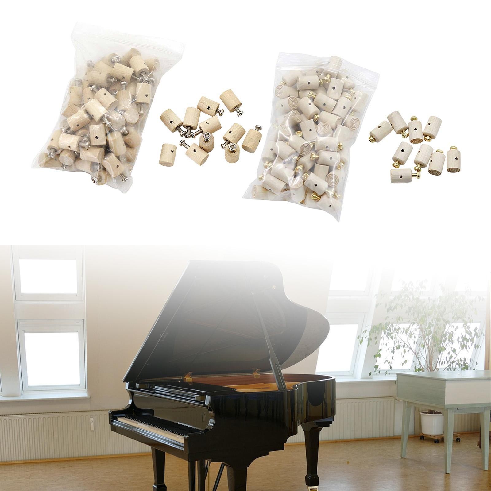 Piano Tuning Repair Kit Wood Damper Head Screws Piano Maintenance Spare Parts