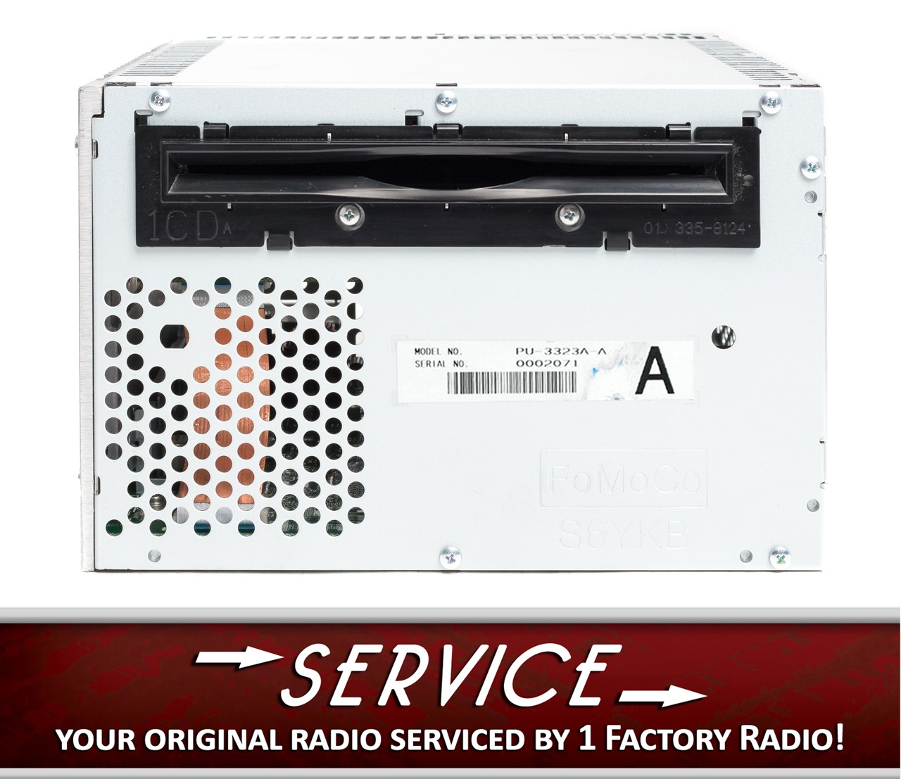 Remanufacture SERVICE for 2011 Ford F-150 AM FM CD MP3 Player Radio BL3T19C107BA