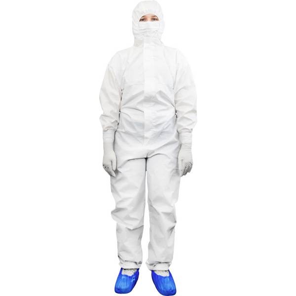 Antistat 600-5009E Disposable Antistatic Suits Size: XL White