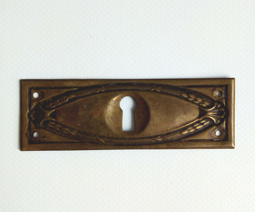 Old Furniture Fitting With Keyhole Brass