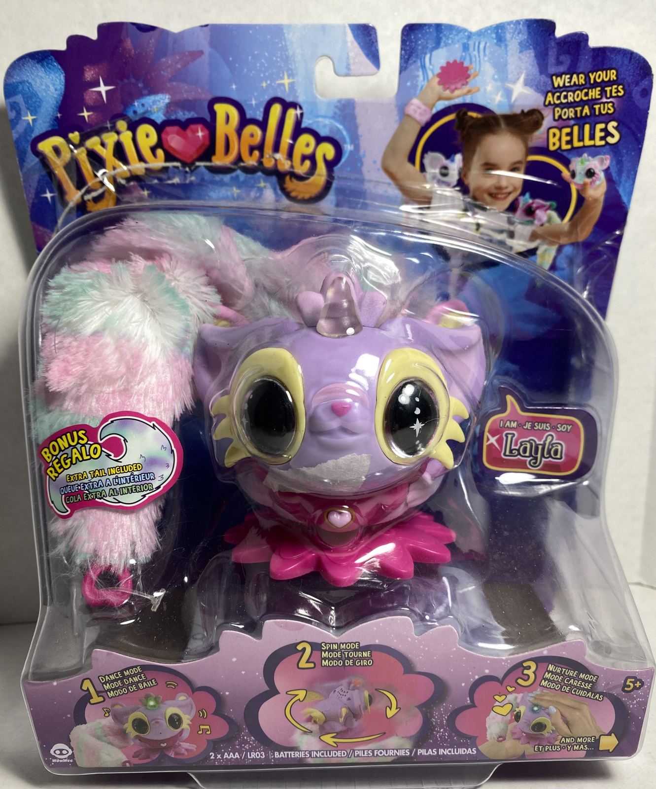 Pixie Belles  Layla (Purple)  - Interactive Enchanted Animal Toy Open Box New