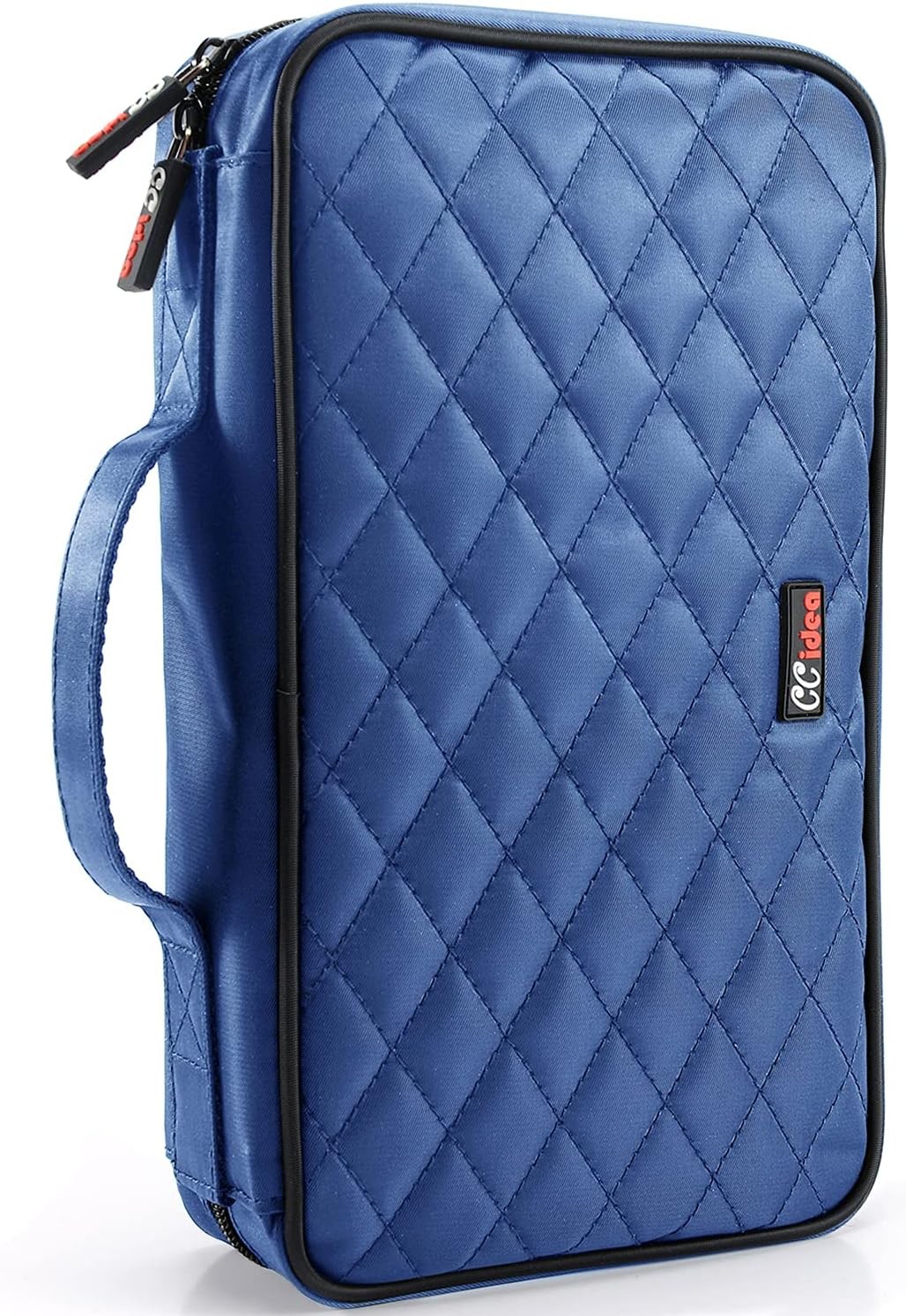 CCidea 96 Capacity CD/DVD Case Holder Portable L6''*W6''*H2.5'', 96-Blue 