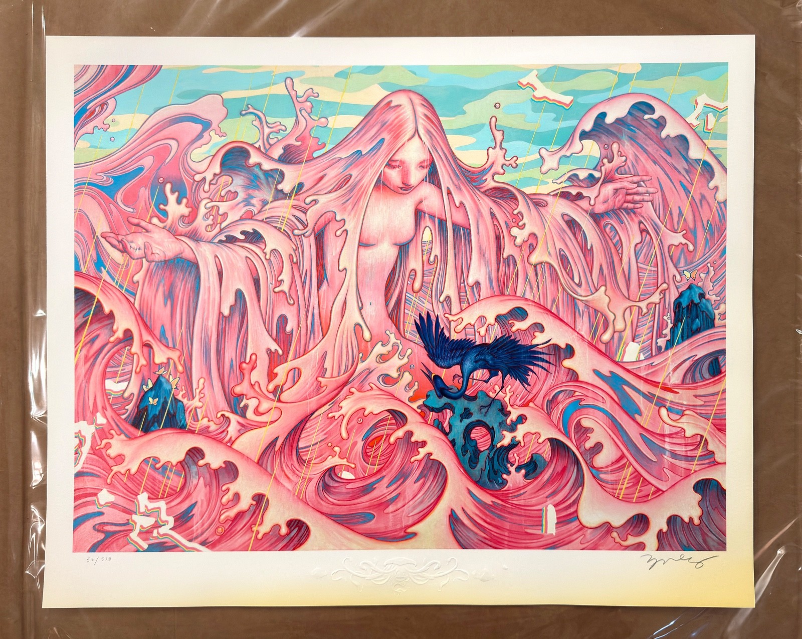 James Jean Adrift II Limited Edition Print With Eddy Pin (#53/578)