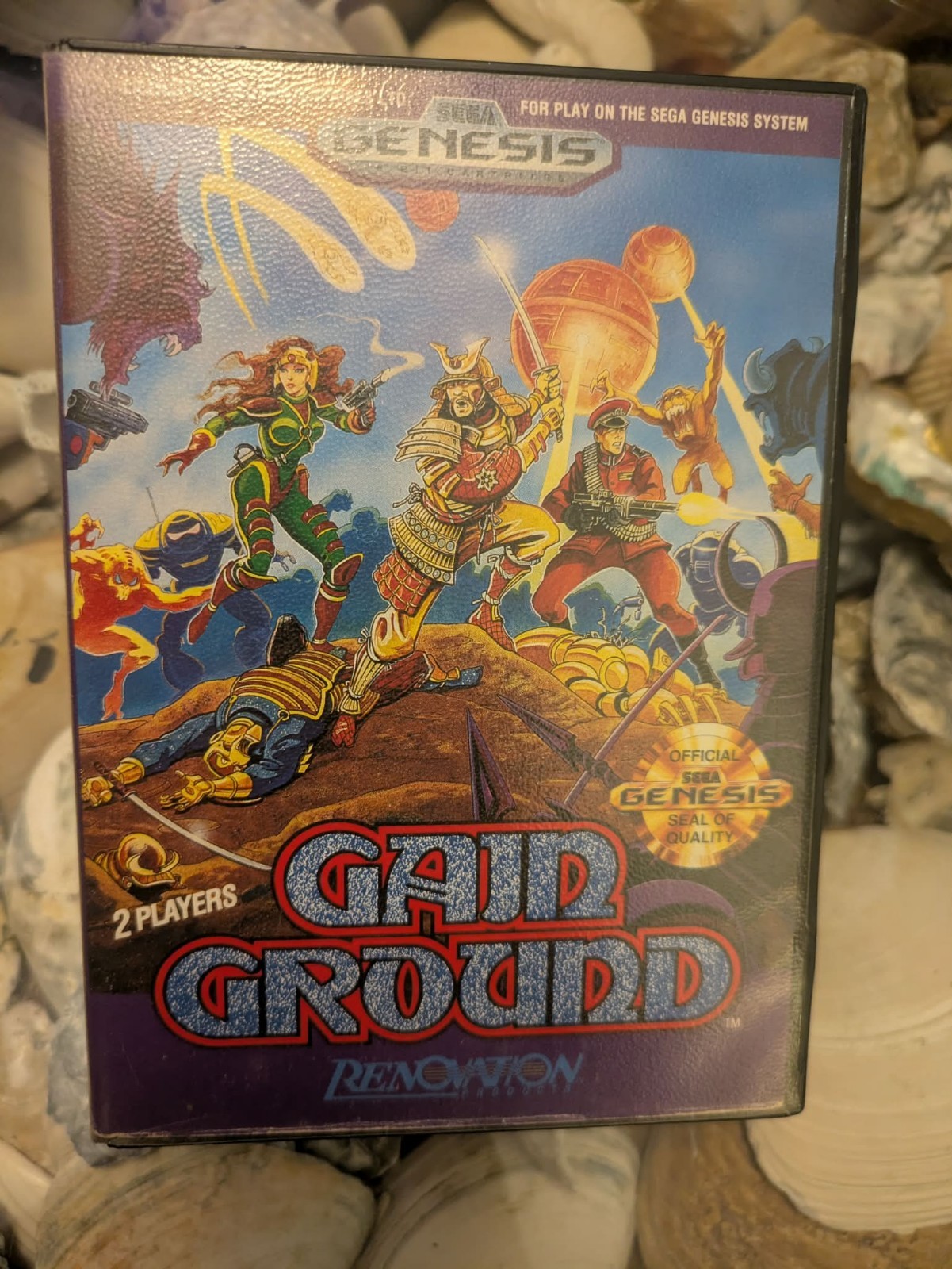 Gain Ground - Case Only - Sega Genesis - Authentic Art & Case (No Game)