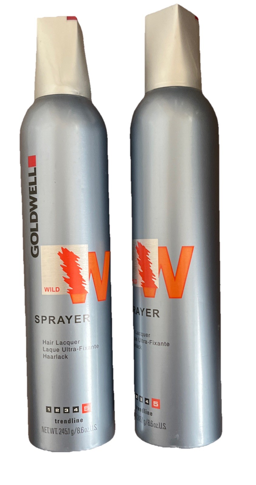 2X Goldwell Trendline Wild Sprayer Hair Lacquer 8.6 Oz Each DENTED BOTTLES