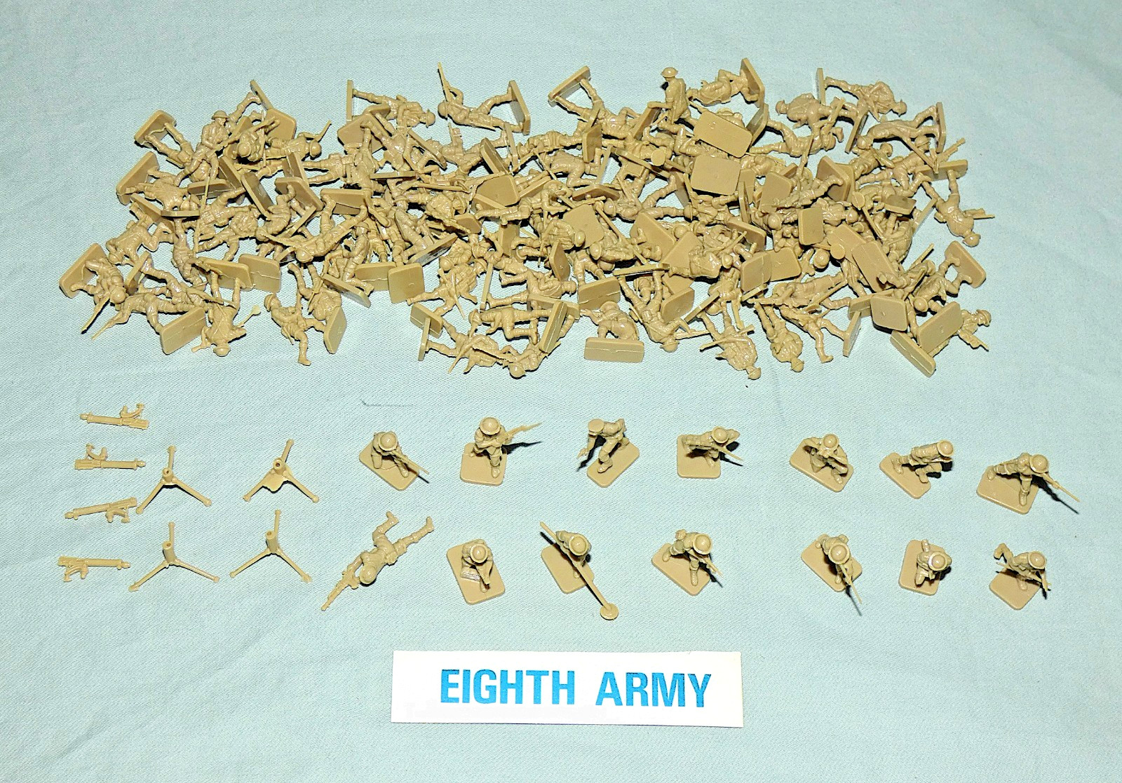 AIRFIX WW2 British 8th Army Soldiers 2 Complete Sets 98 Pieces HO 1/72 Scale