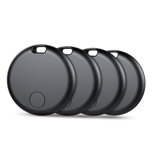 Air Tracker Tags-4 Pack: Smart Bluetooth Tracker, Item Finder Works with Apple 