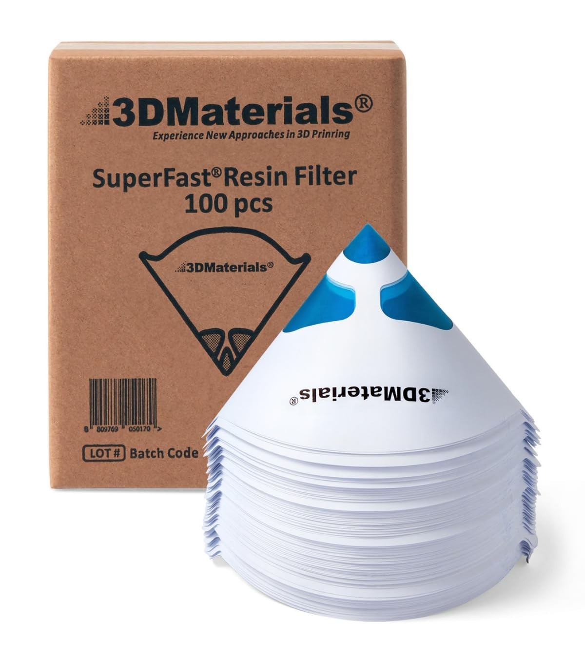 Disposable Filter Strainers for Resin and Paint 125um Mesh Pack of 100