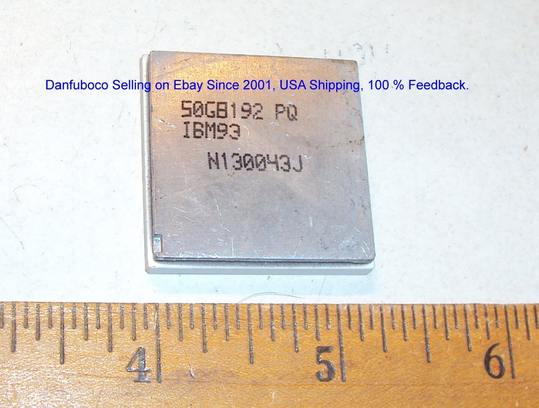 IBM Vintage MCM Computer module White Ceramic and Aluminum pull Date????